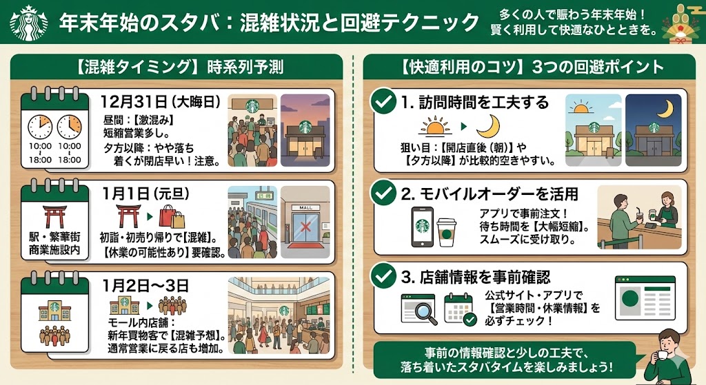 スタバ 年末年始