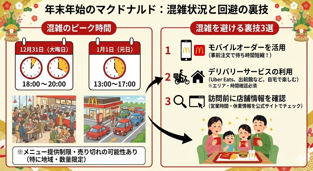 マクドナルド 年末年始