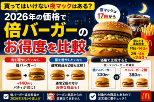 買ってはいけない 夜マック