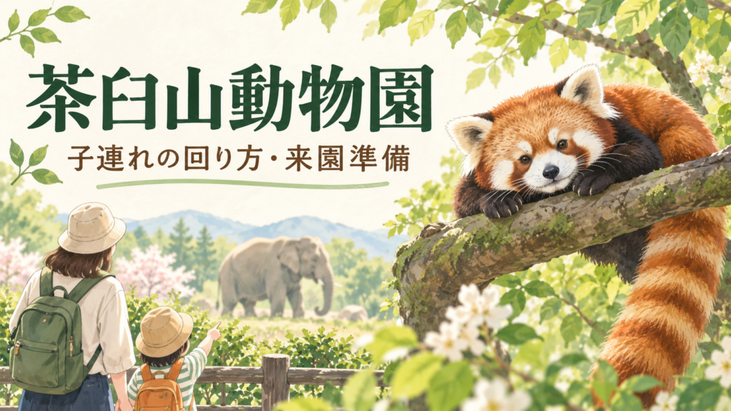 茶臼山動物園へ子連れで行くなら｜春休みの料金・駐車場・食事と回り方