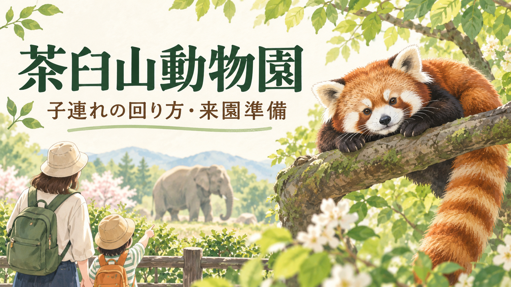 茶臼山動物園へ子連れで行くなら｜春休みの料金・駐車場・食事と回り方