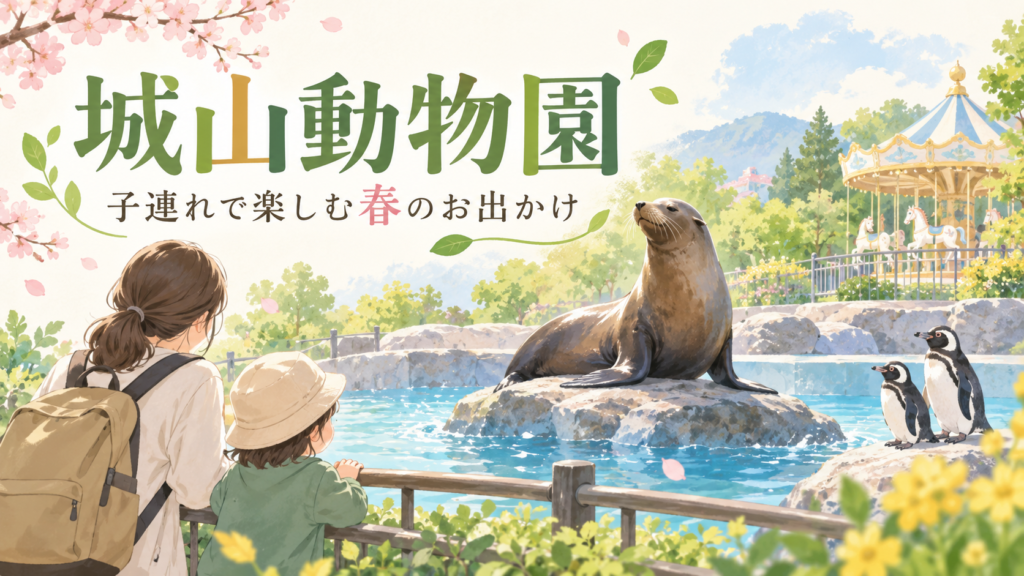 城山動物園へ子連れで行くなら｜春休みの料金・遊具・駐車場と回り方
