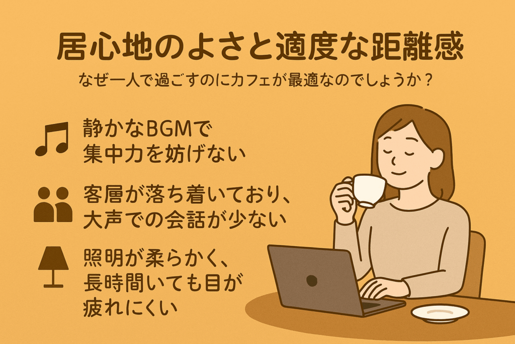 居心地のよさと適度な距離感